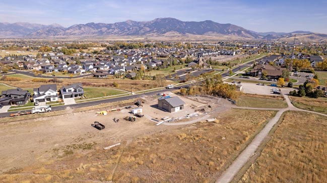 Aerial Full Northeast View