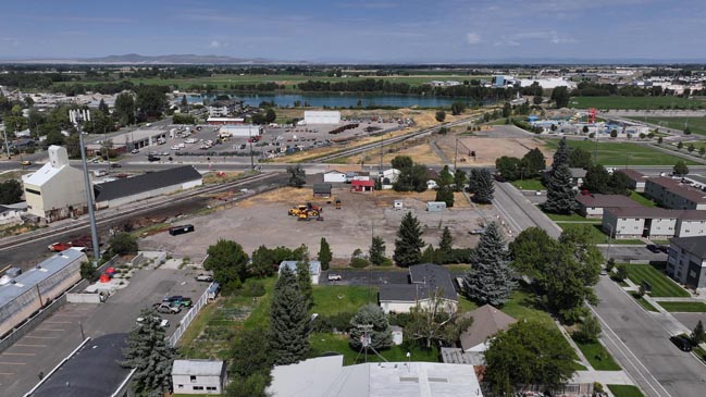 Aerial Mid North View