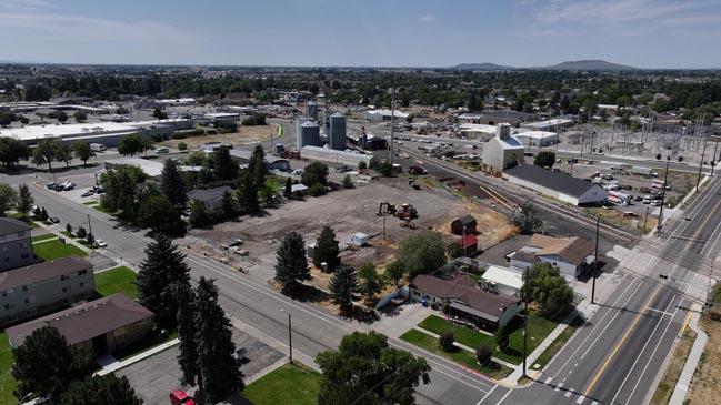 Aerial Mid Southwest View