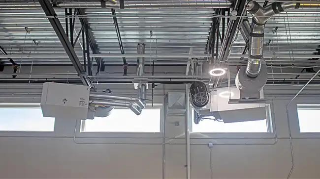 Inside Ducting